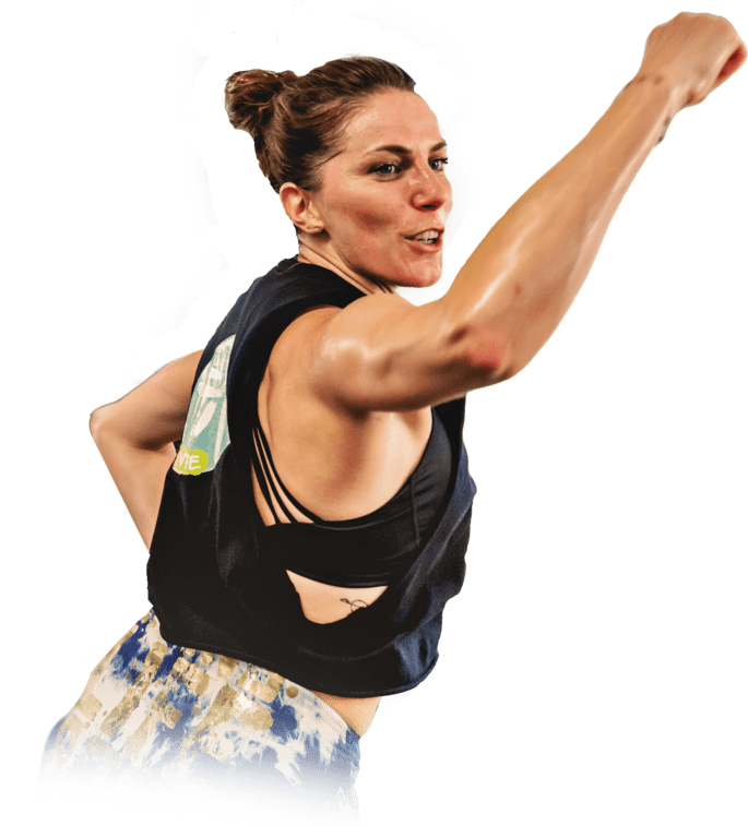 Virginie, coach Fit Online en action